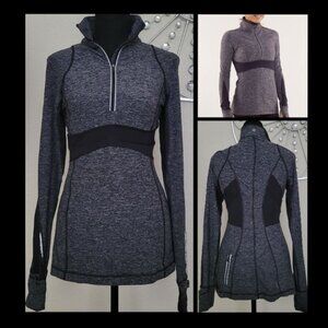 Lululemon Run Full Tilt Half Zip Pullover Size 6